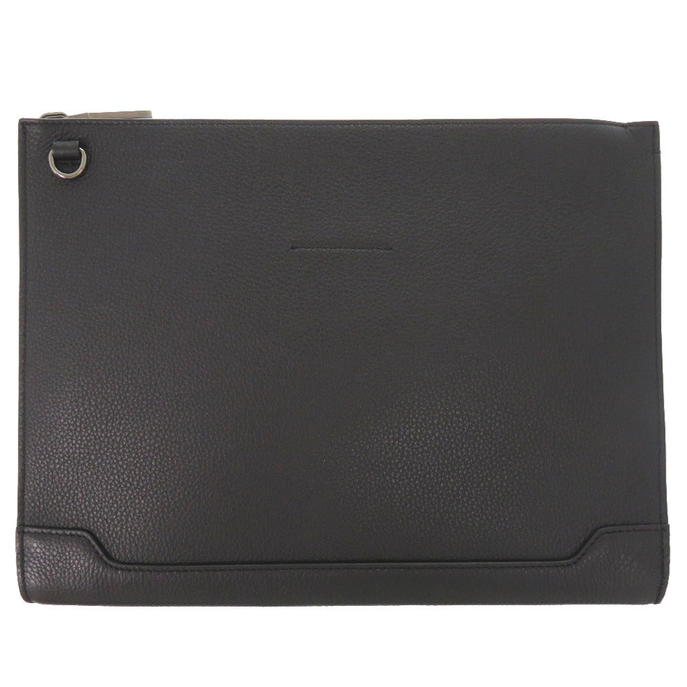 Christian Louboutin Shoulder Bag 1185130 leather black Sky Pouch Studs Women Used Authentic