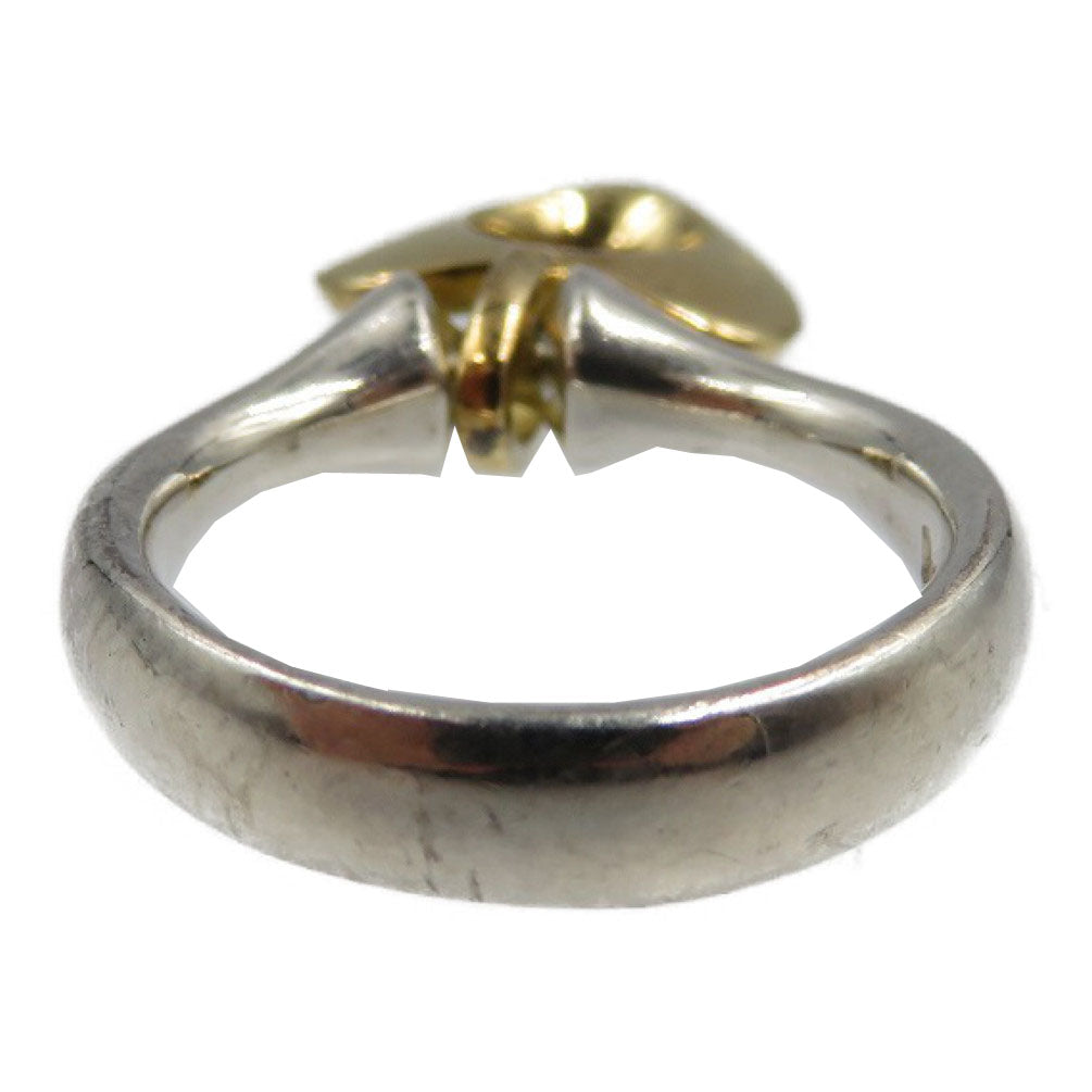 Georg Jensen Ring Silver925, K18 Gold Silver Women Used Authentic