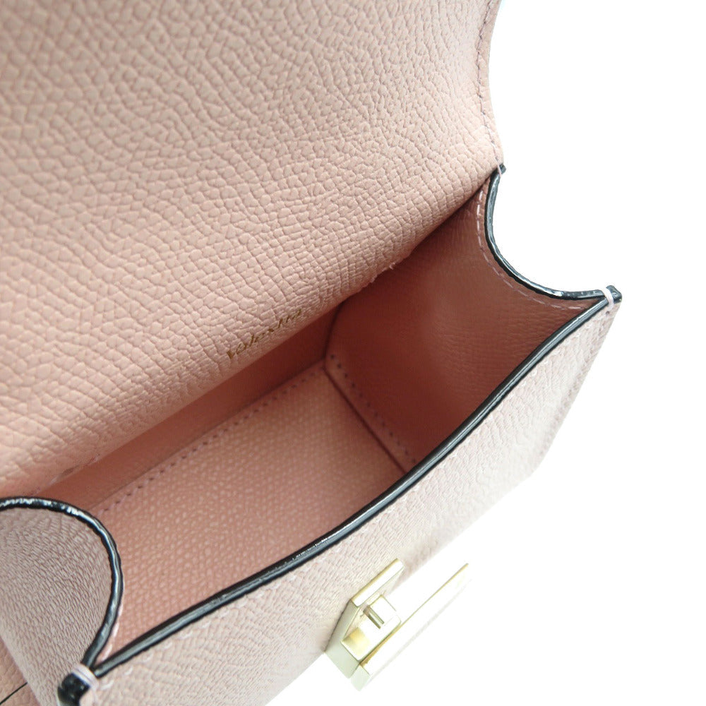 Valextra Shoulder Bag SGES0061028LOCPL99 Calfskin , Calfskin pink Iside Belt Women Secondhand Authentic
