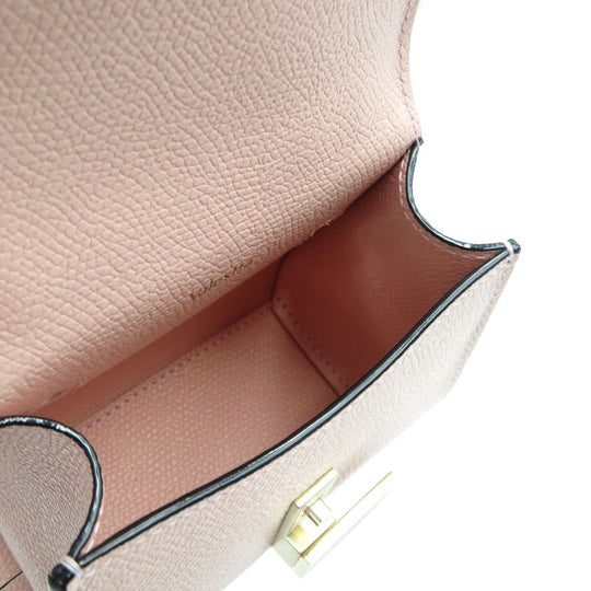 Valextra Shoulder Bag SGES0061028LOCPL99 Calfskin , Calfskin pink Iside Belt Women Secondhand Authentic