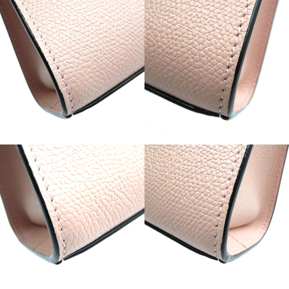 Valextra Shoulder Bag SGES0061028LOCPL99 Calfskin , Calfskin pink Iside Belt Women Secondhand Authentic