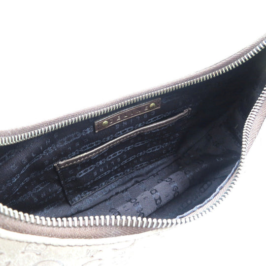 CELINE Handbag Suede mocha Women Used Authentic