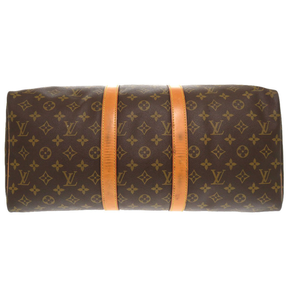 LOUIS VUITTON Boston Duffel bag M41428 Monogram canvas Brown Monogram Keepall 45 Women Used Authentic