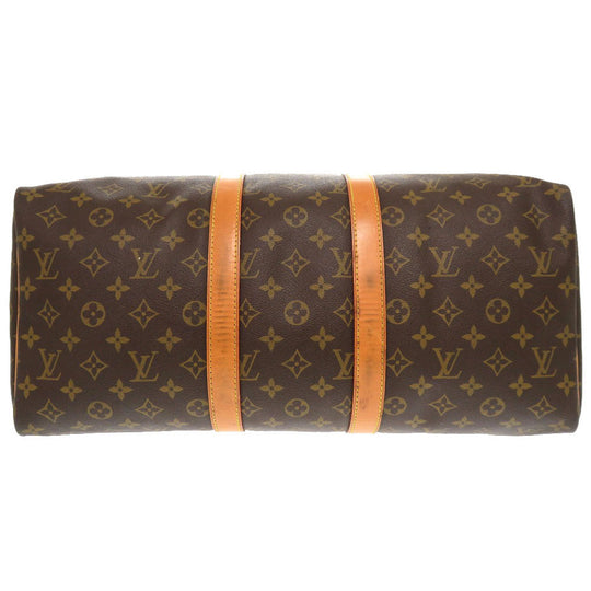 LOUIS VUITTON Boston Duffel bag M41428 Monogram canvas Brown Monogram Keepall 45 Women Used Authentic