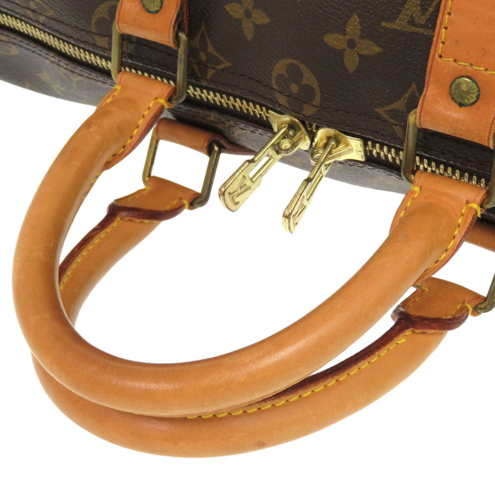 LOUIS VUITTON Boston Duffel bag M41428 Monogram canvas Brown Monogram Keepall 45 Women Used Authentic