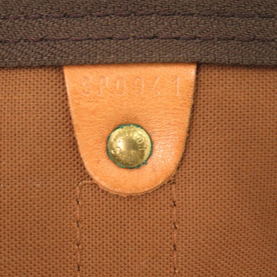 LOUIS VUITTON Boston Duffel bag M41428 Monogram canvas Brown Monogram Keepall 45 Women Used Authentic