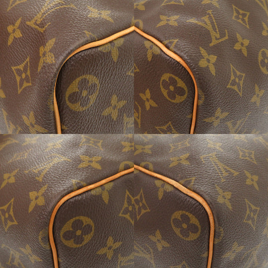 LOUIS VUITTON Boston Duffel bag M41428 Monogram canvas Brown Monogram Keepall 45 Women Used Authentic