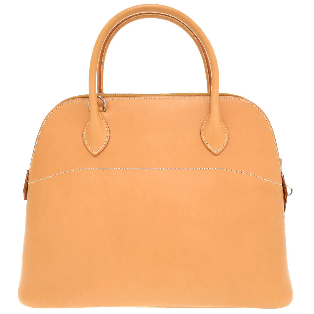HERMES Handbag Vaux Chamonix Natural Sable Bored 31 Women Used Authentic