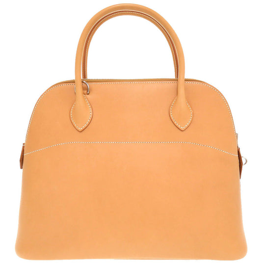 HERMES Handbag Vaux Chamonix Natural Sable Bored 31 Women Used Authentic