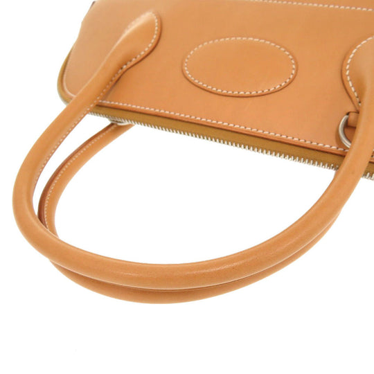 HERMES Handbag Vaux Chamonix Natural Sable Bored 31 Women Used Authentic