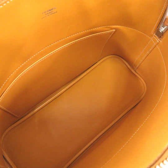 HERMES Handbag Vaux Chamonix Natural Sable Bored 31 Women Used Authentic