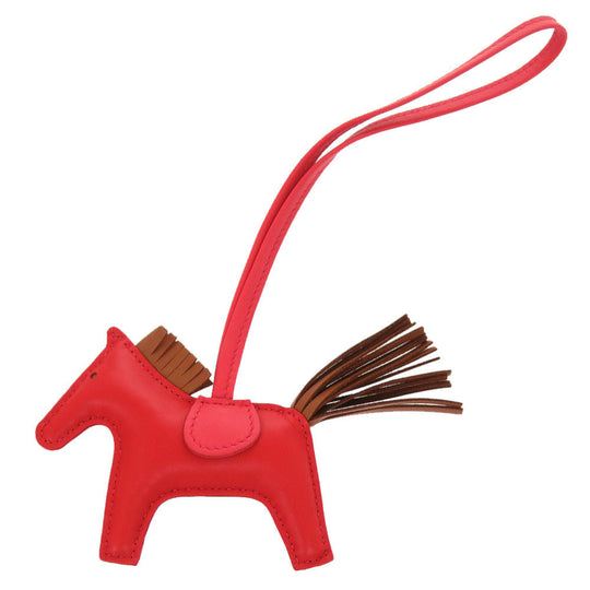 HERMES key ring Anjou Miro, Anjou Miro Rouge coo Rodeo PM Women Used Authentic