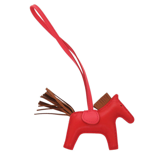 HERMES key ring Anjou Miro, Anjou Miro Rouge coo Rodeo PM Women Used Authentic
