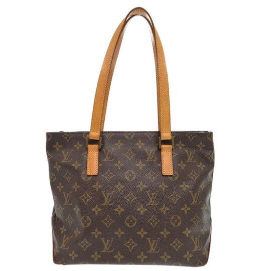 LOUIS VUITTON Handbag M51148 Monogram canvas Brown Monogram Cabas Piano Women Used Authentic