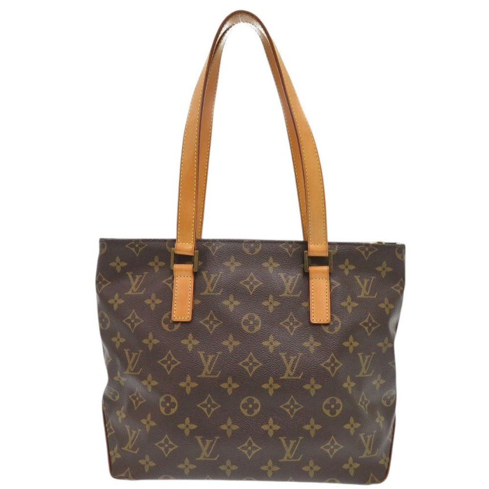 LOUIS VUITTON Handbag M51148 Monogram canvas Brown Monogram Cabas Piano Women Used Authentic