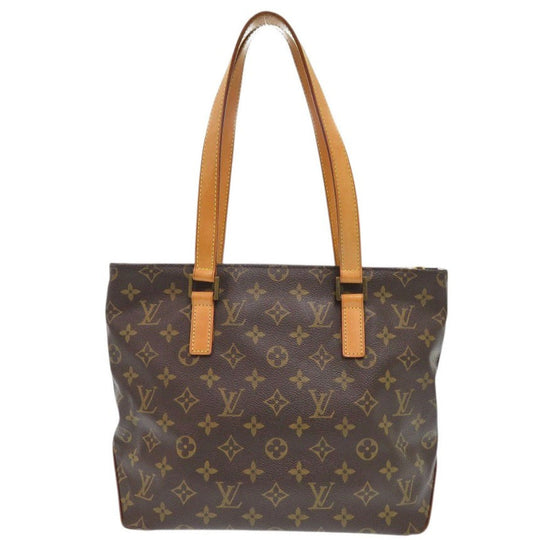 LOUIS VUITTON Handbag M51148 Monogram canvas Brown Monogram Cabas Piano Women Used Authentic