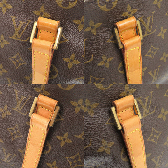 LOUIS VUITTON Handbag M51148 Monogram canvas Brown Monogram Cabas Piano Women Used Authentic