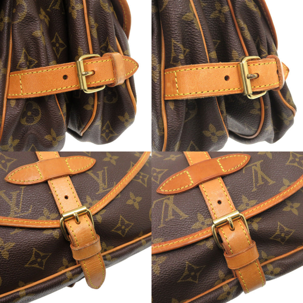 LOUIS VUITTON Shoulder Bag M42256 Monogram canvas Brown Monogram Saumur 30 Women Used Authentic