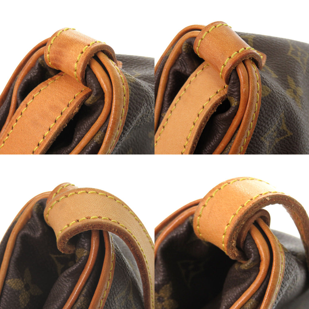 LOUIS VUITTON Shoulder Bag M42256 Monogram canvas Brown Monogram Saumur 30 Women Used Authentic