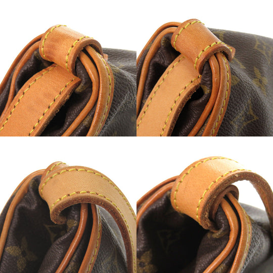 LOUIS VUITTON Shoulder Bag M42256 Monogram canvas Brown Monogram Saumur 30 Women Used Authentic