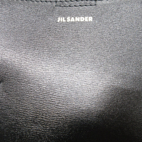 JIL SANDER Shoulder Bag leather black tangle small Women(Unisex) Used Authentic