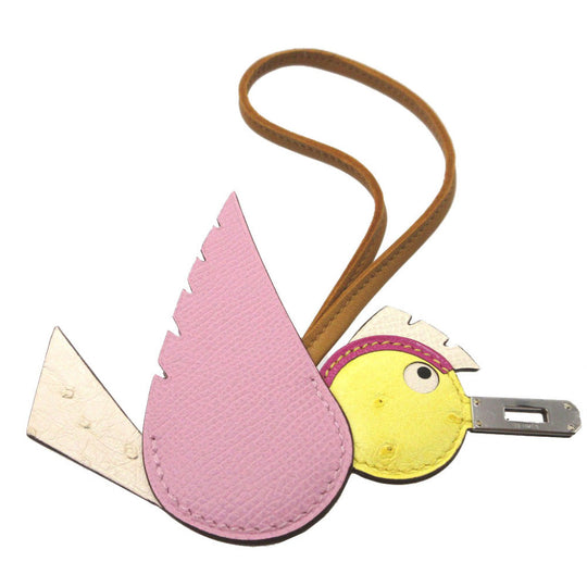 HERMES key ring Epsom Morve Silvestre Bag charm bird birdie Women(Unisex) Used Authentic