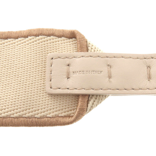 Chloe Shoulder strap CHC24SK892L5026Z Linen canvas powder beige Women Used Authentic