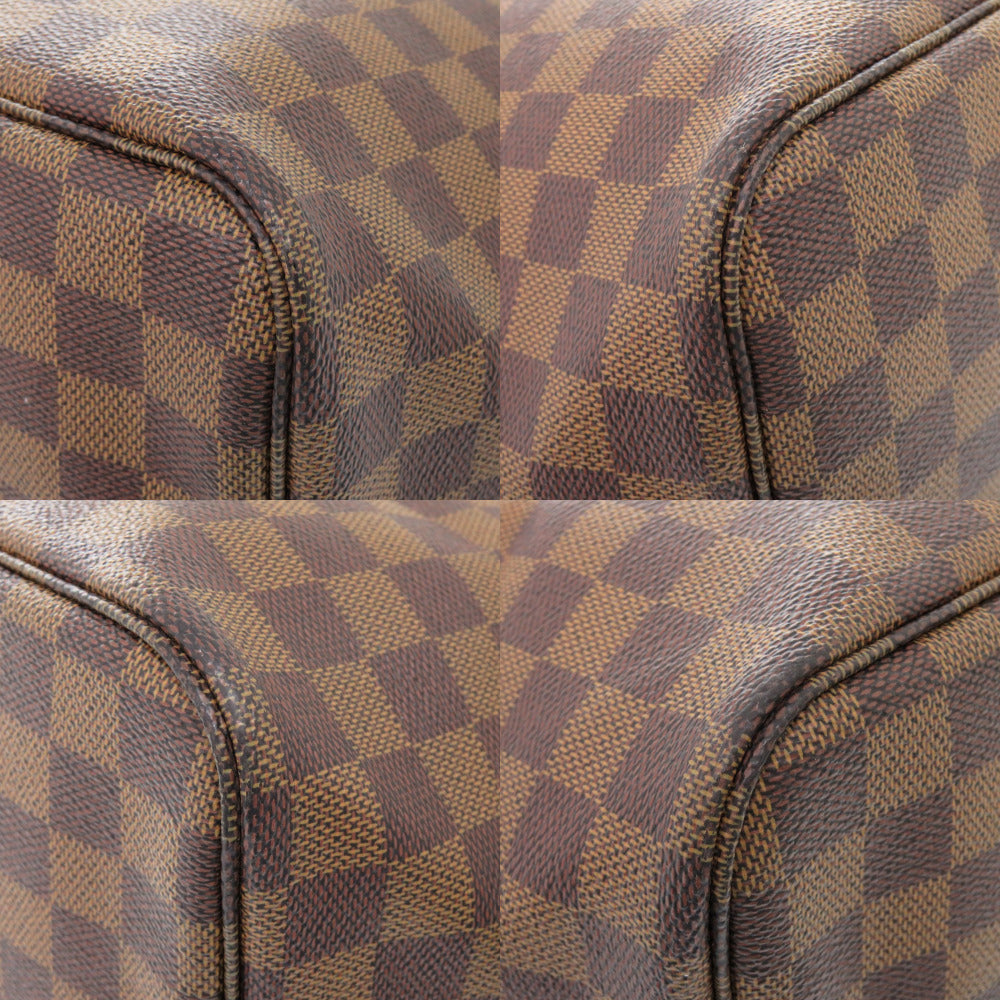 LOUIS VUITTON Tote Bag N51106 Damier canvas Brown Damier Ebene Neverfull GM Women Used Authentic