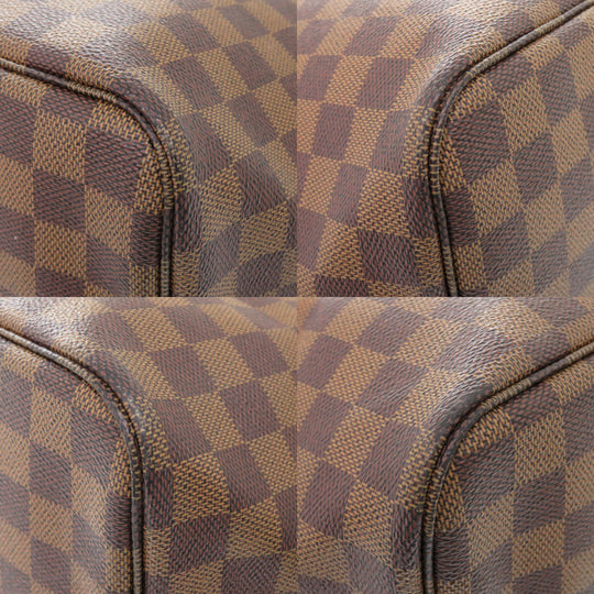 LOUIS VUITTON Tote Bag N51106 Damier canvas Brown Damier Ebene Neverfull GM Women Used Authentic