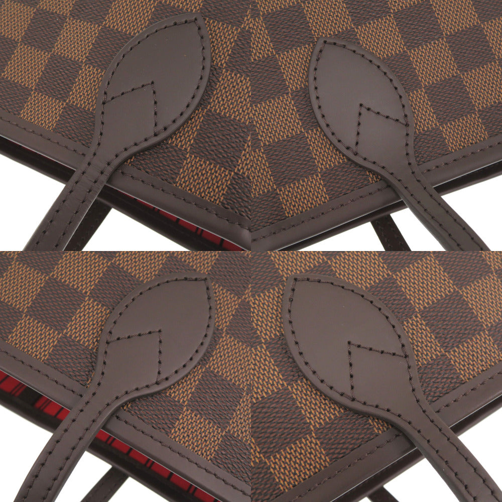 LOUIS VUITTON Tote Bag N41358 Damier canvas Slys Damier New Neverfull MM Women Used Authentic