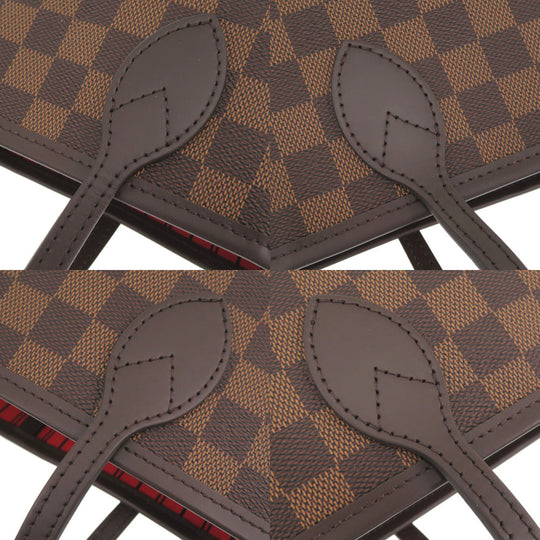 LOUIS VUITTON Tote Bag N41358 Damier canvas Slys Damier New Neverfull MM Women Used Authentic