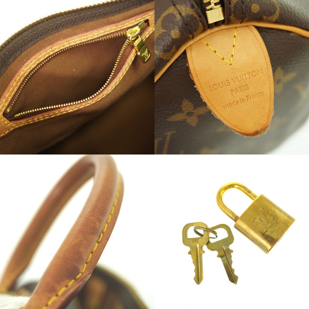 LOUIS VUITTON Handbag M41109 Monogram canvas Brown New model Monogram Speedy 25 Women Used Authentic