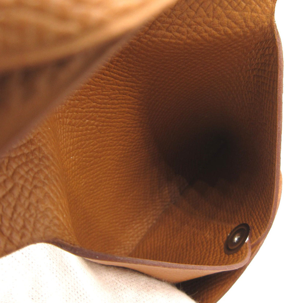 HERMES Coin case Epsom gold Bastia Women Used Authentic