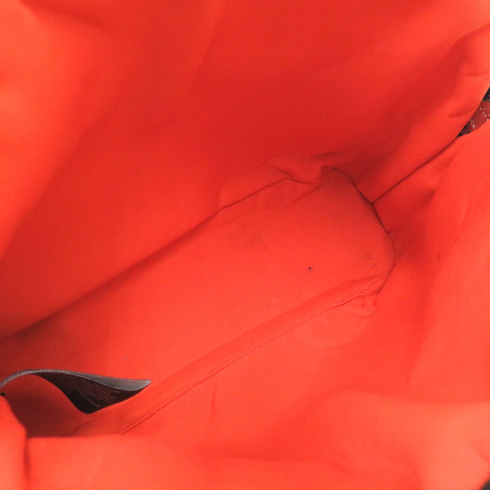 HERMES Pouch canvas black Bored pouch 20 Women Used Authentic