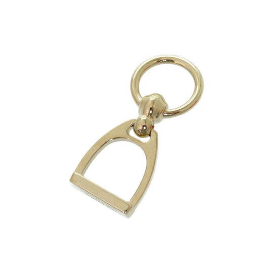 HERMES Scarf ring metal gold Etrie Women Used Authentic