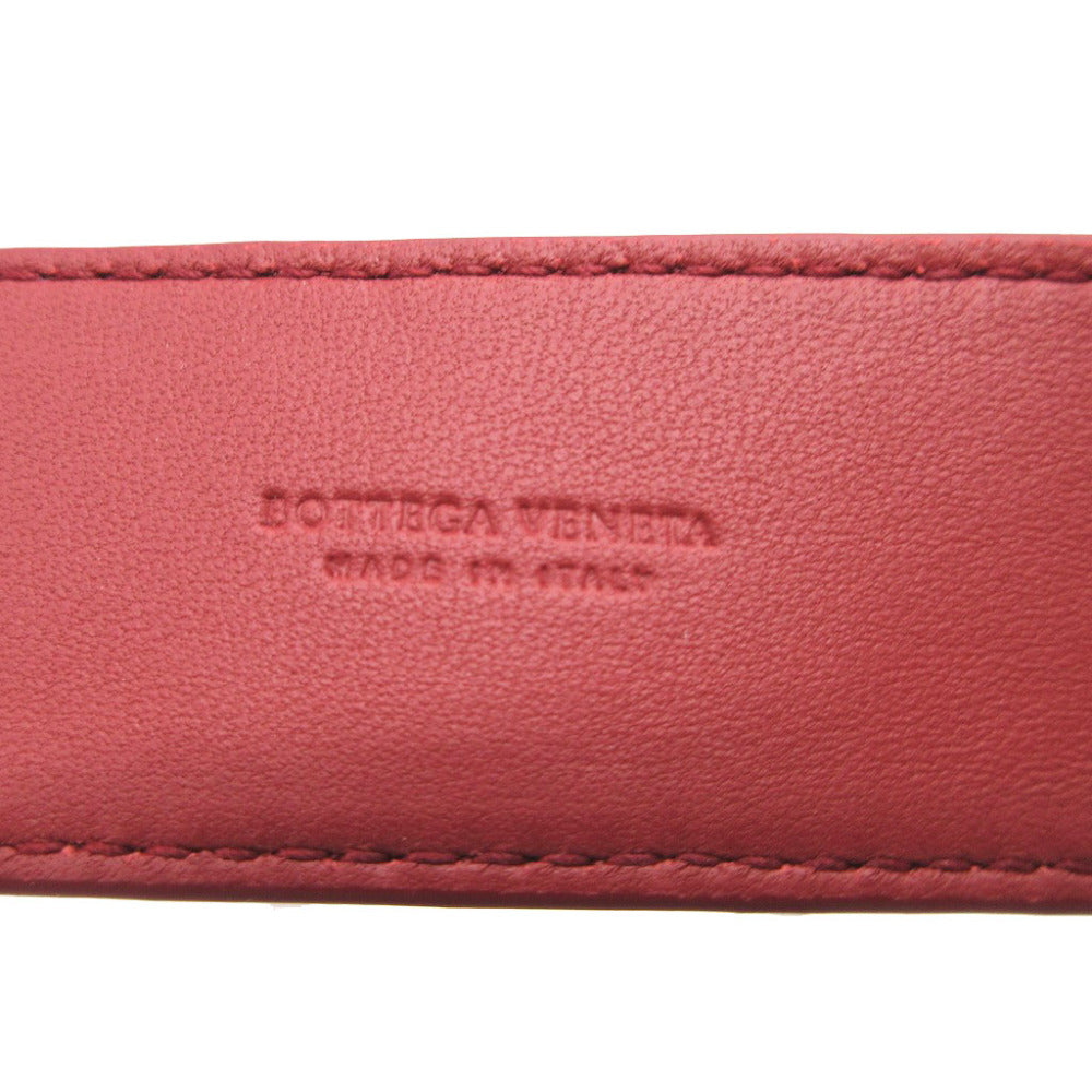 BOTTEGAVENETA Shoulder strap 563992 leather Red Women(Unisex) Used Authentic