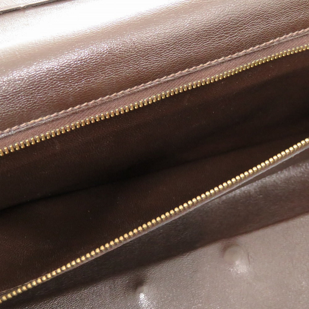HERMES Boston Duffel bag leather Brown vintage mens Used Authentic