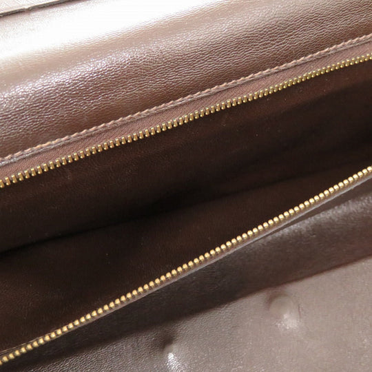 HERMES Boston Duffel bag leather Brown vintage mens Used Authentic