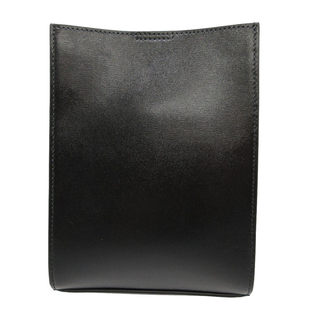JIL SANDER Shoulder Bag J07WG0001 leather black Tangle small Women(Unisex) Used Authentic