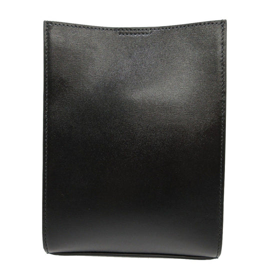 JIL SANDER Shoulder Bag J07WG0001 leather black Tangle small Women(Unisex) Used Authentic
