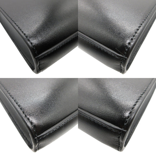 JIL SANDER Shoulder Bag J07WG0001 leather black Tangle small Women(Unisex) Used Authentic