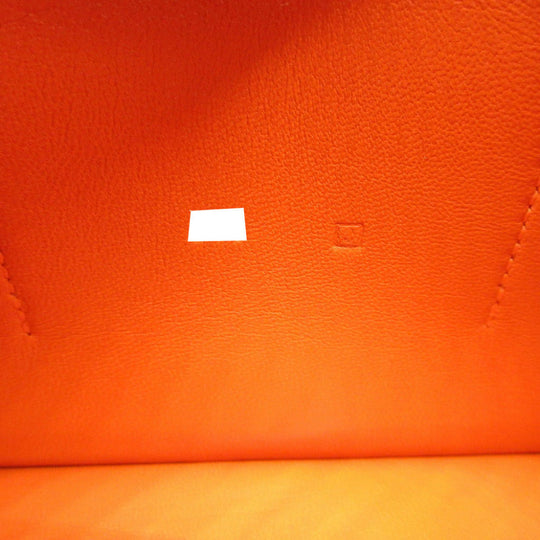 HERMES Long Wallet Purse Togo Orange Dogon GM unisex(Unisex) Used Authentic