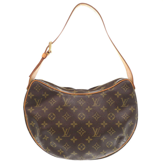 LOUIS VUITTON Shoulder Bag M51512 Monogram canvas Brown Monogram CroissantMM Women Used Authentic