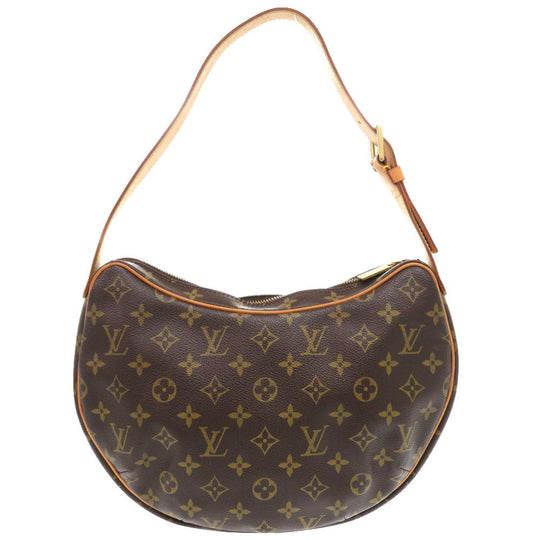 LOUIS VUITTON Shoulder Bag M51512 Monogram canvas Brown Monogram CroissantMM Women Used Authentic