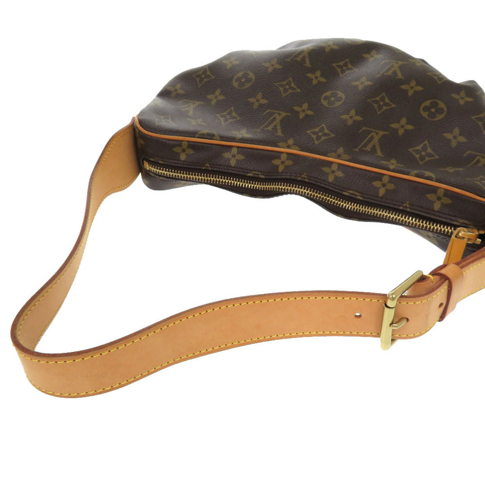 LOUIS VUITTON Shoulder Bag M51512 Monogram canvas Brown Monogram CroissantMM Women Used Authentic