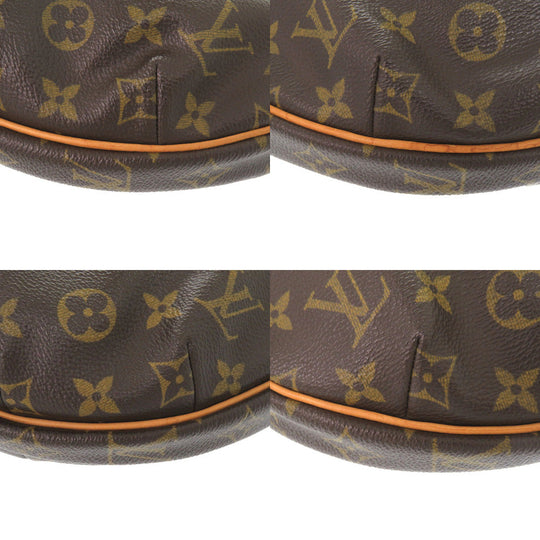 LOUIS VUITTON Shoulder Bag M51512 Monogram canvas Brown Monogram CroissantMM Women Used Authentic