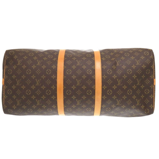 LOUIS VUITTON Boston Duffel bag M41412 Monogram canvas Brown Monogram Keepall bandouliere60 mens Used Authentic