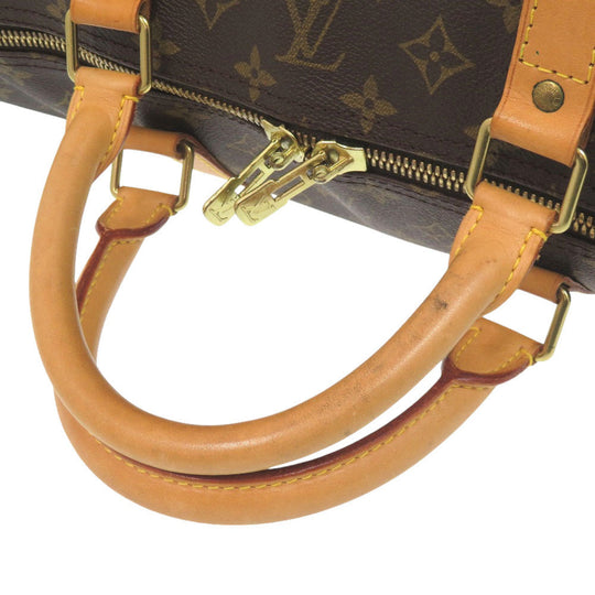 LOUIS VUITTON Boston Duffel bag M41412 Monogram canvas Brown Monogram Keepall bandouliere60 mens Used Authentic