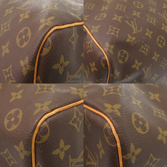 LOUIS VUITTON Boston Duffel bag M41412 Monogram canvas Brown Monogram Keepall bandouliere60 mens Used Authentic