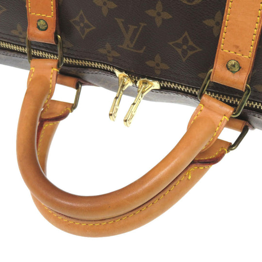 LOUIS VUITTON Boston Duffel bag M41422 Monogram canvas Brown Monogram Keepall 60 mens Used Authentic